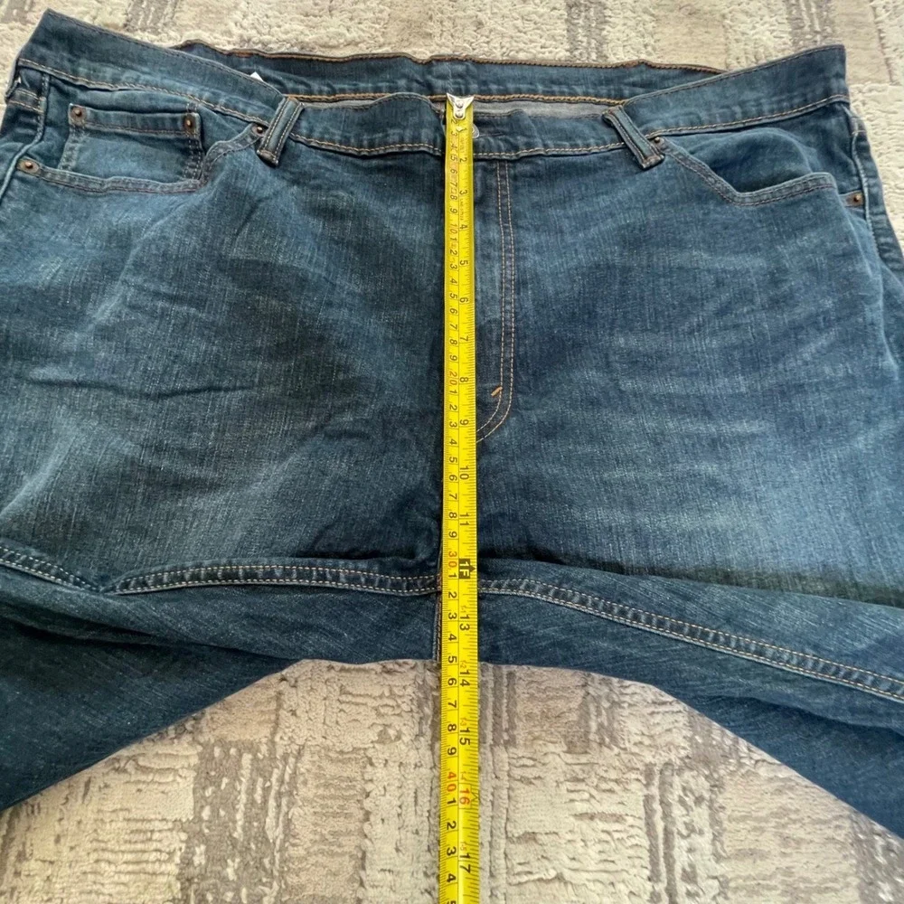 Levi Strauss 541 Athletic Taper Mens Blue Denim Jeans‎ 46x30 Inseam 28